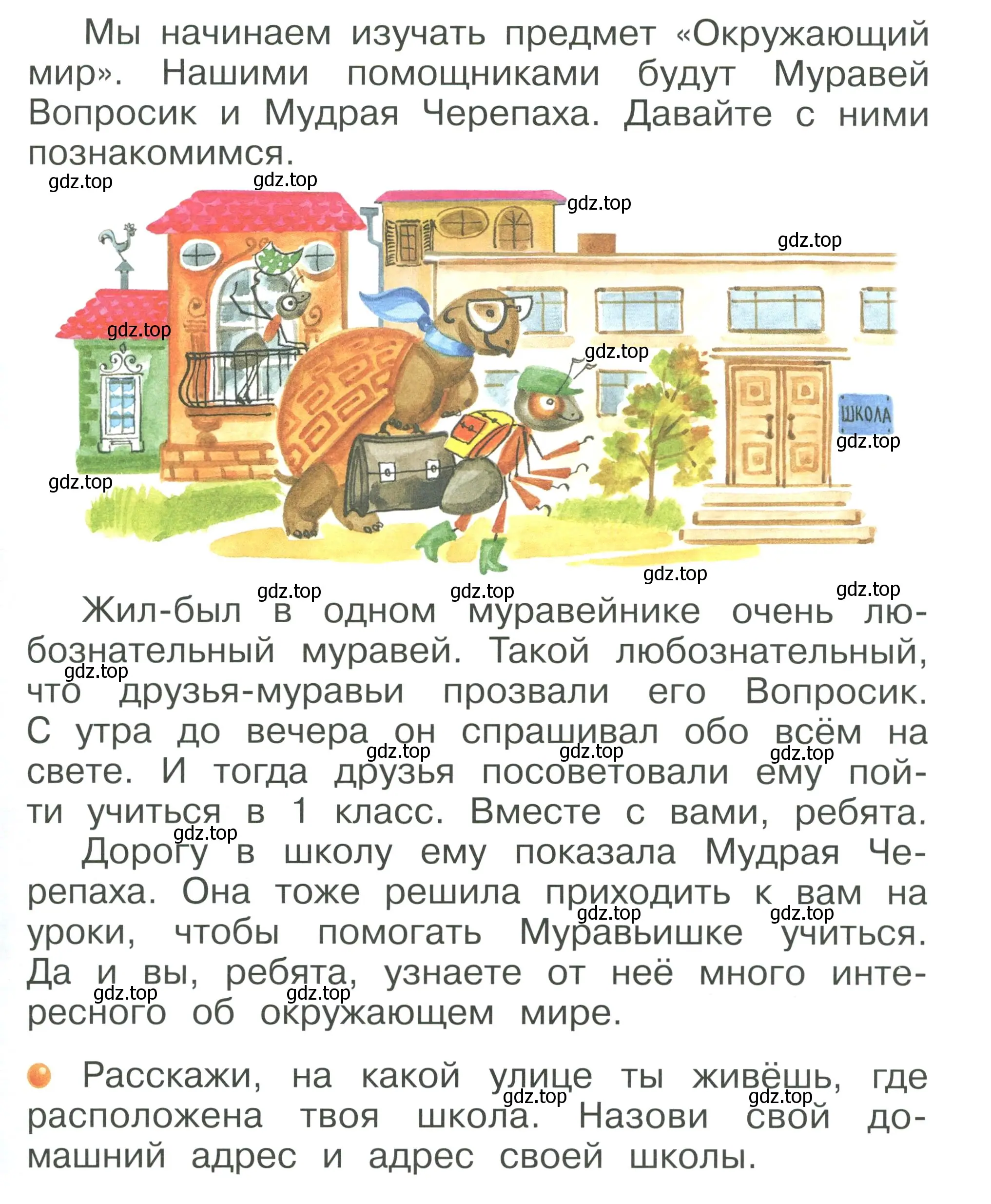 Условие номер 3 (страница 3) гдз по окружающему миру 1 класс Плешаков, учебник 1 часть