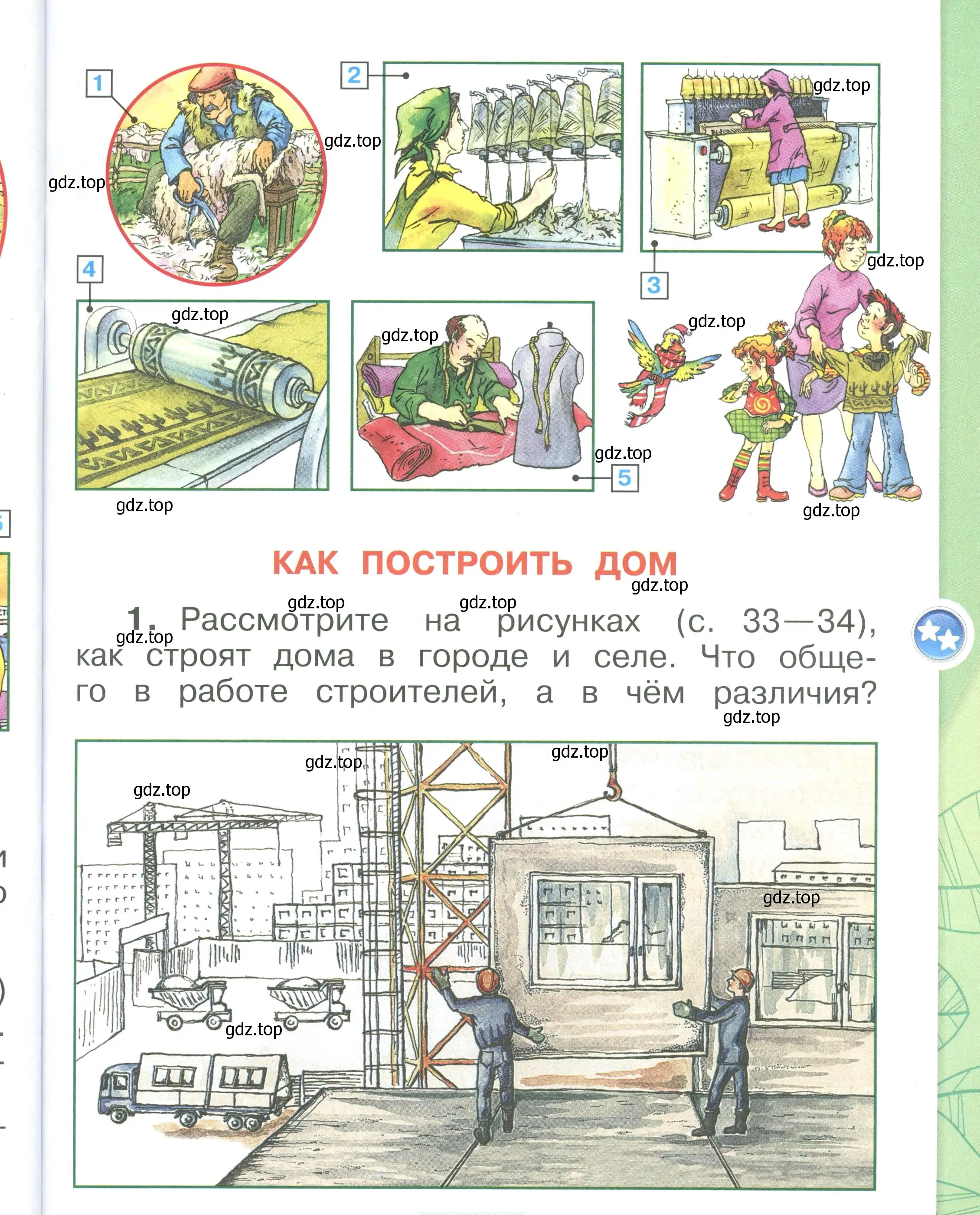 Условие номер 33 (страница 33) гдз по окружающему миру 1 класс Плешаков, учебник 2 часть