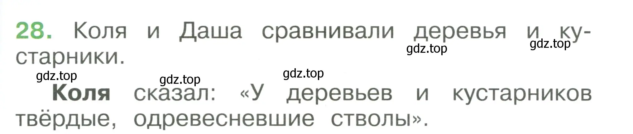 Условие номер 28 (страница 99) гдз по окружающему миру 1 класс Плешаков, учебник 3 часть