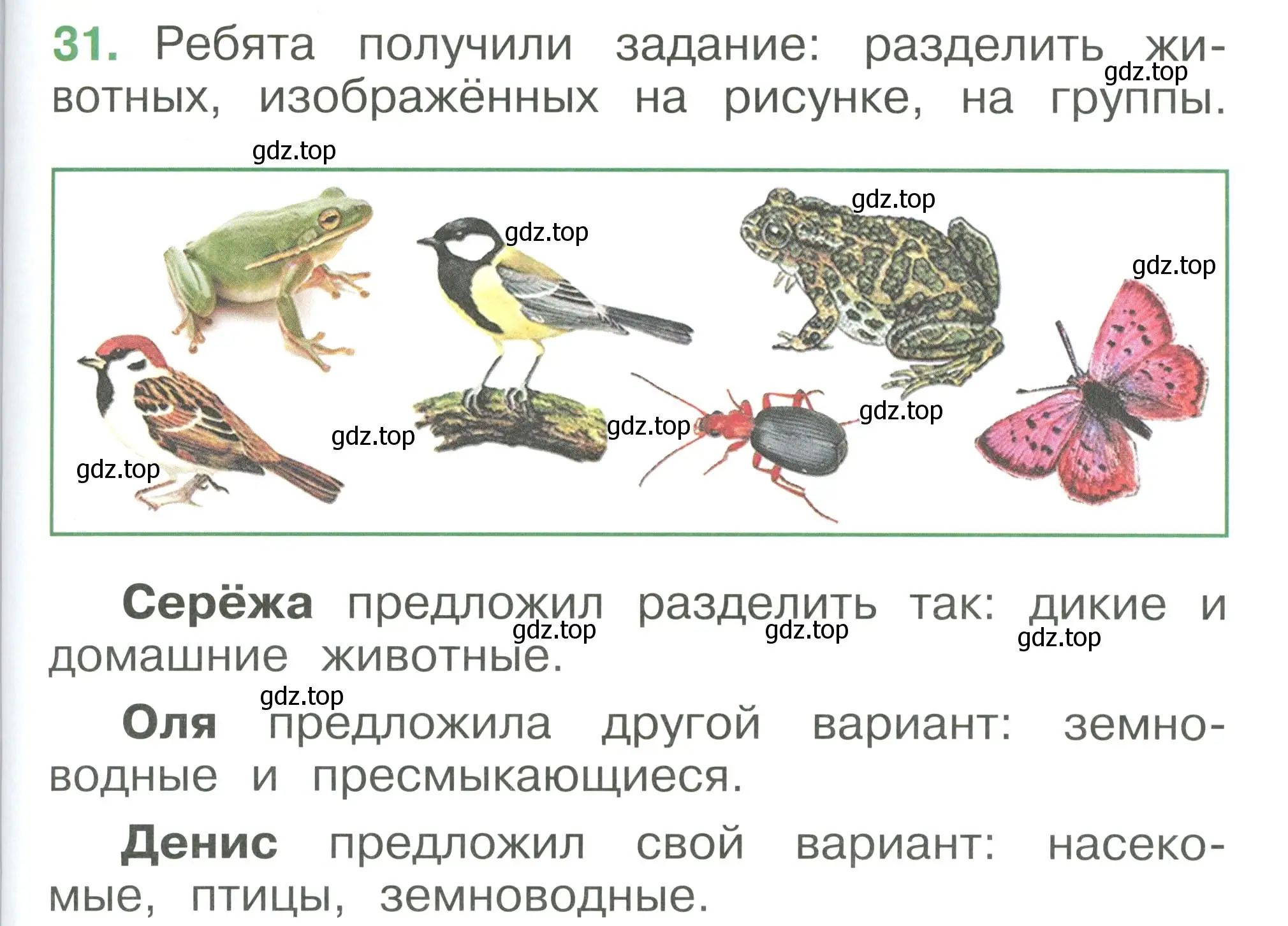 Условие номер 31 (страница 101) гдз по окружающему миру 1 класс Плешаков, учебник 3 часть