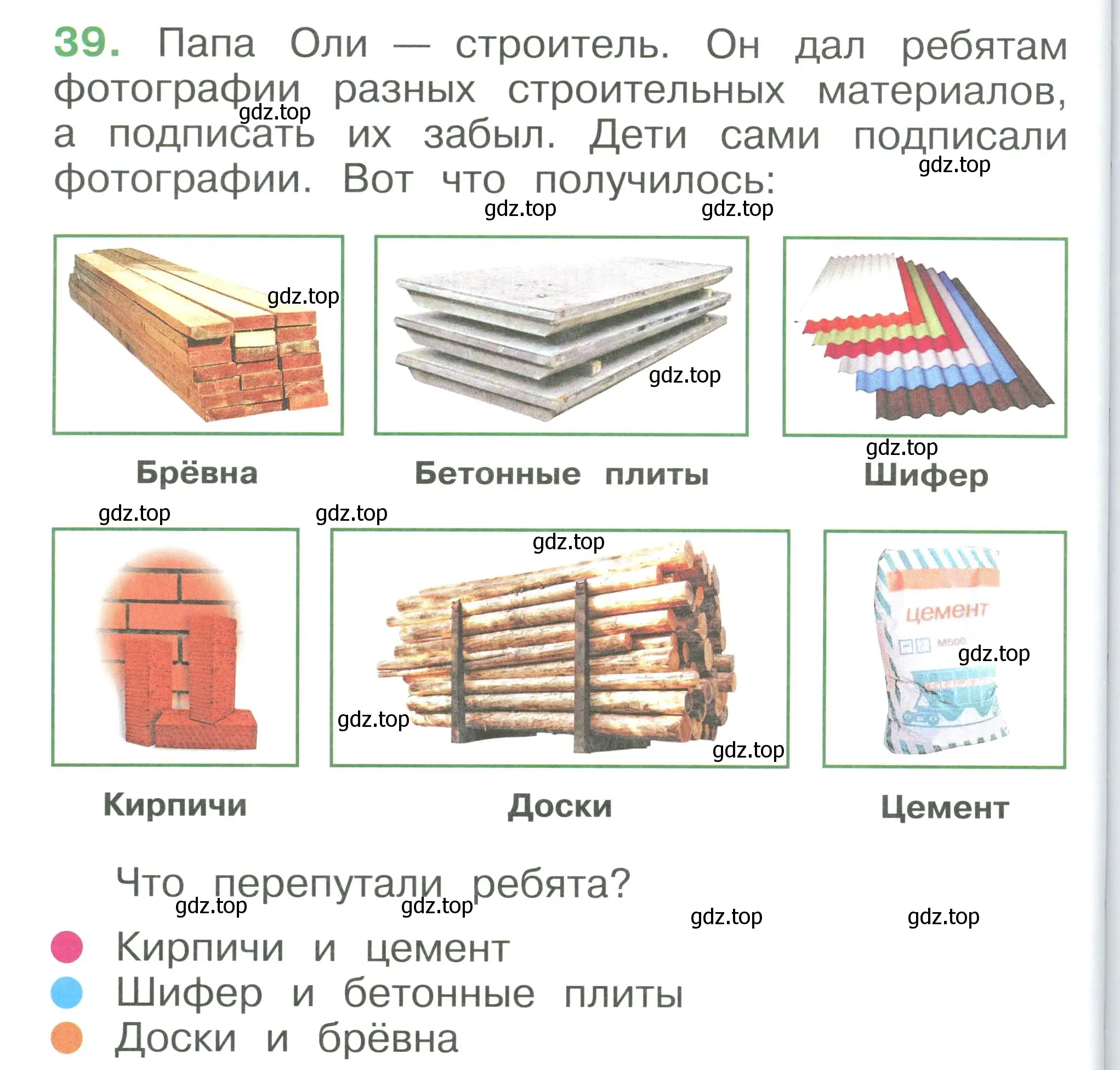 Условие номер 39 (страница 106) гдз по окружающему миру 1 класс Плешаков, учебник 3 часть