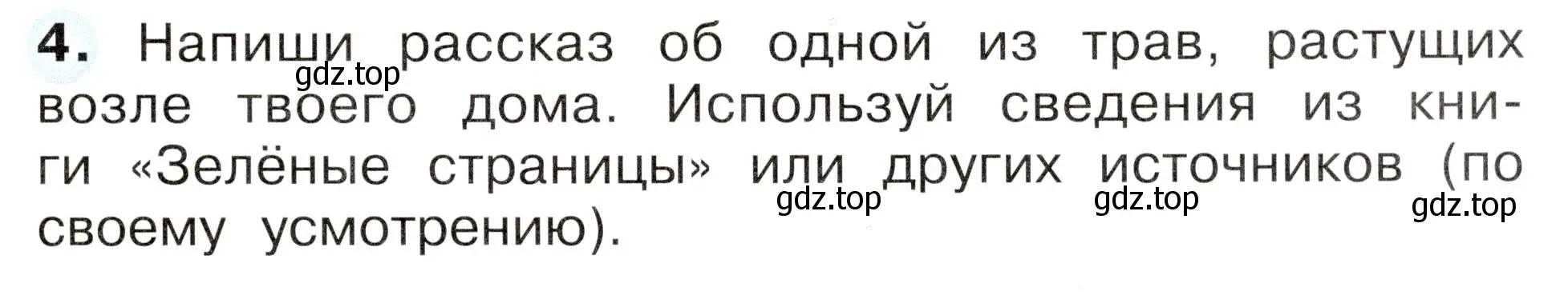 Условие номер 4 (страница 45) гдз по окружающему миру 2 класс Плешаков, Новицкая, рабочая тетрадь 1 часть