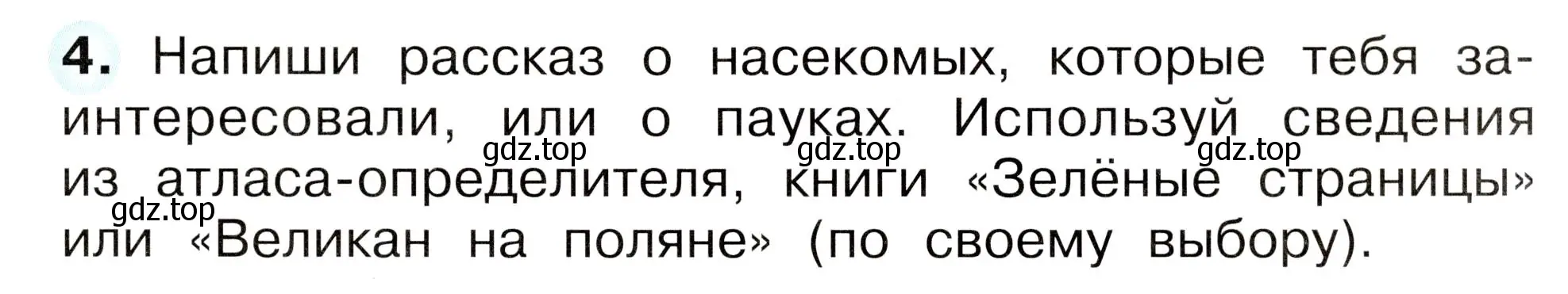 Условие номер 4 (страница 55) гдз по окружающему миру 2 класс Плешаков, Новицкая, рабочая тетрадь 1 часть