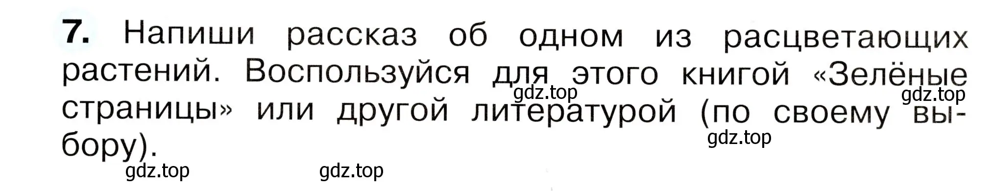 Условие номер 7 (страница 43) гдз по окружающему миру 2 класс Плешаков, Новицкая, рабочая тетрадь 2 часть