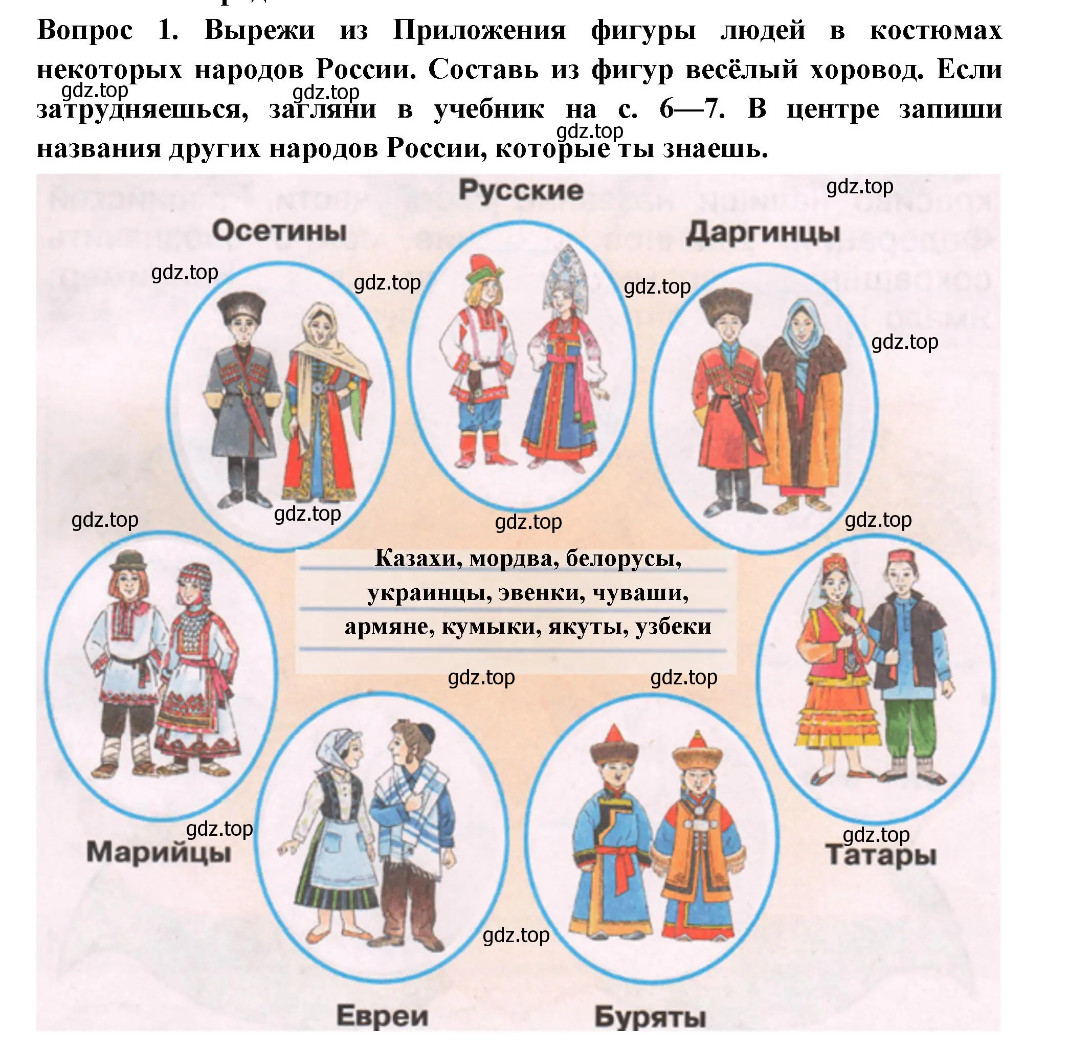 Решение номер 1 (страница 3) гдз по окружающему миру 2 класс Плешаков, Новицкая, рабочая тетрадь 1 часть