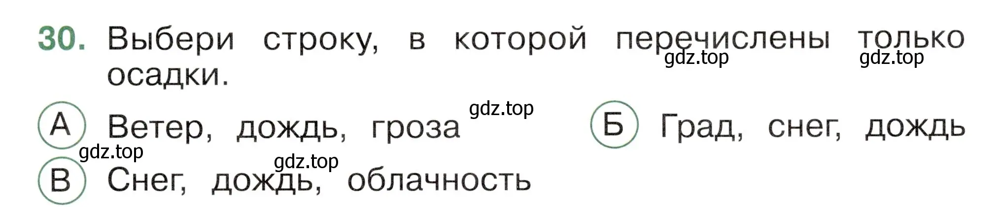 Условие номер 30 (страница 11) гдз по окружающему миру 2 класс Плешаков, Новицкая, тесты