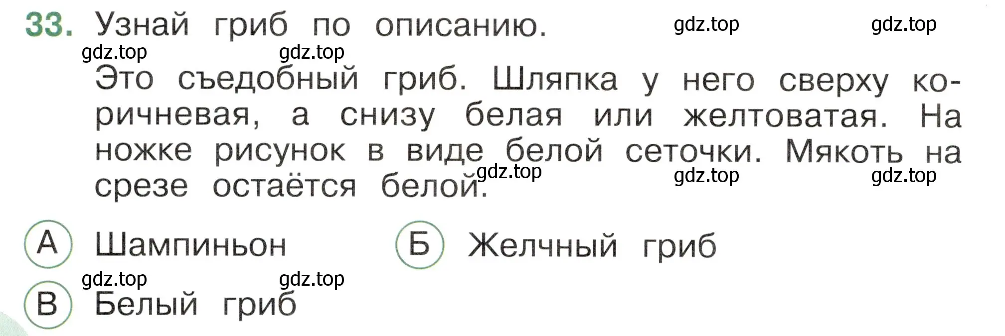 Условие номер 33 (страница 26) гдз по окружающему миру 2 класс Плешаков, Новицкая, тесты