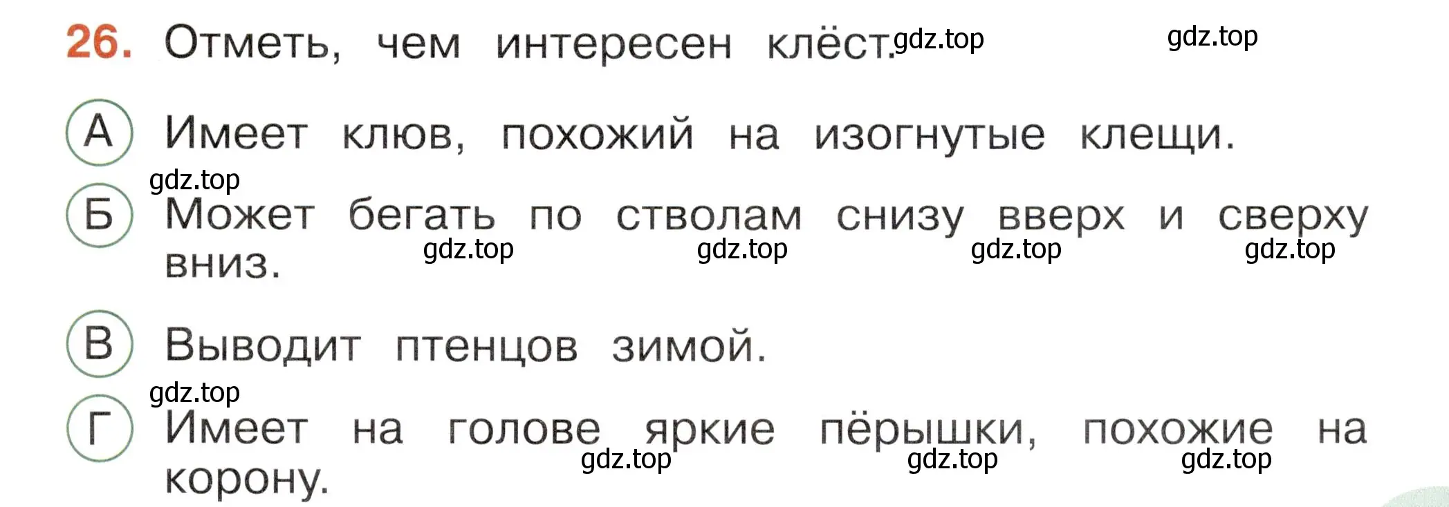 Условие номер 26 (страница 45) гдз по окружающему миру 2 класс Плешаков, Новицкая, тесты