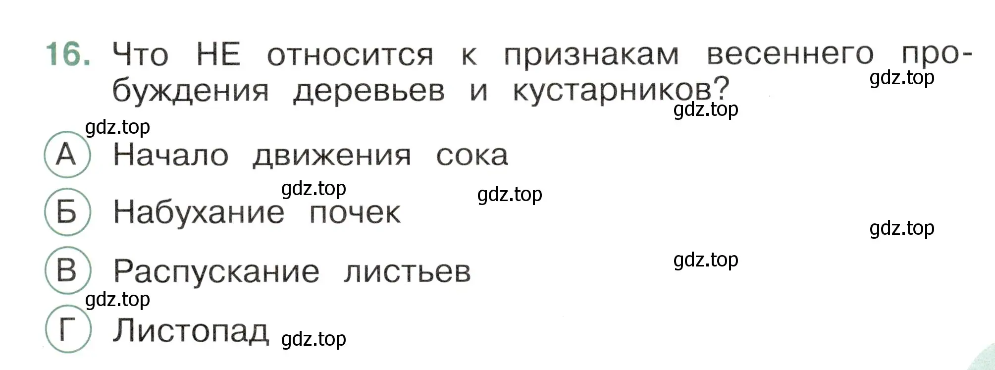 Условие номер 16 (страница 59) гдз по окружающему миру 2 класс Плешаков, Новицкая, тесты