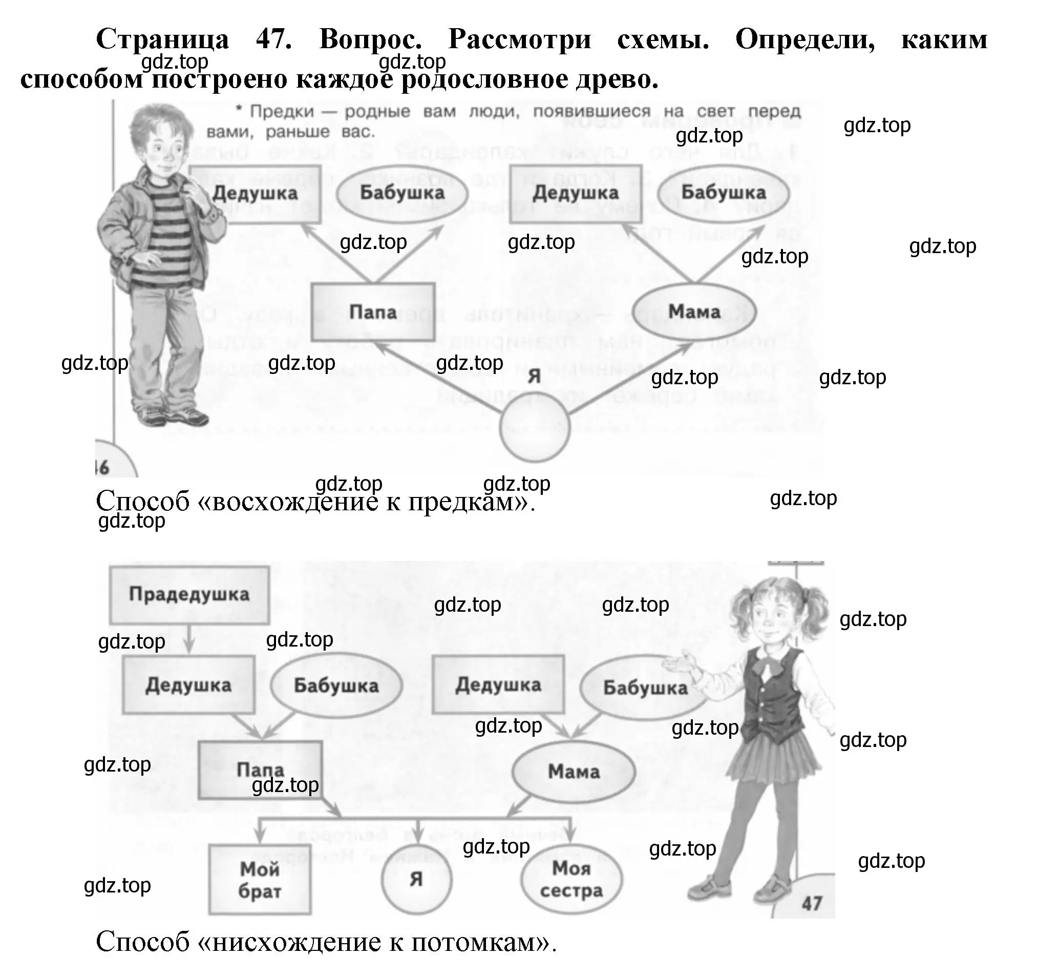 Решение номер 1 (страница 47) гдз по окружающему миру 2 класс Плешаков, Новицкая, учебник 1 часть