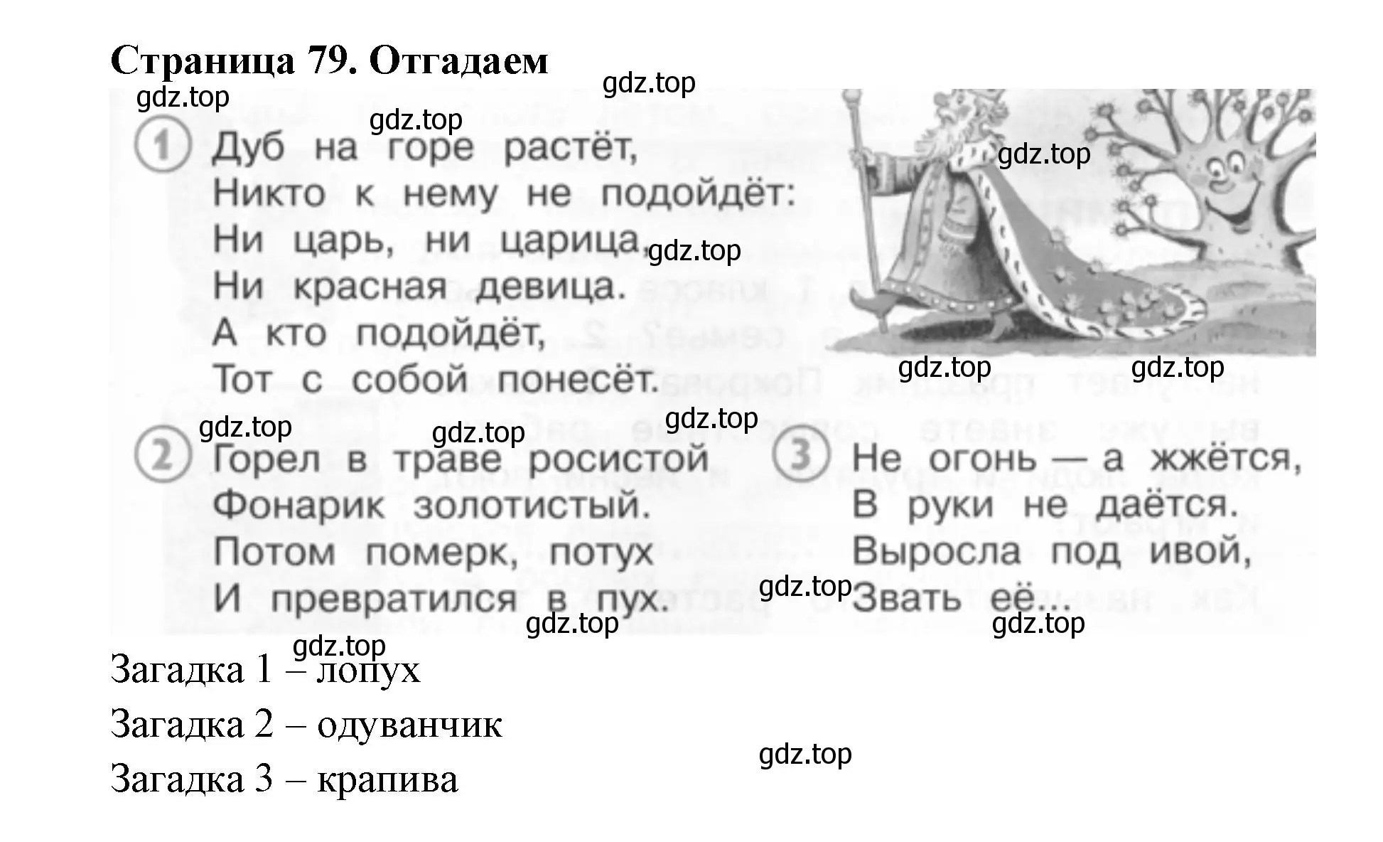 Решение номер Отгадаем (страница 79) гдз по окружающему миру 2 класс Плешаков, Новицкая, учебник 1 часть