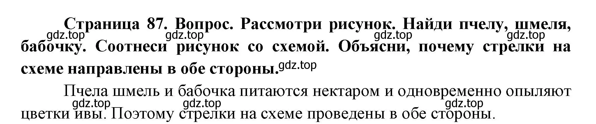 Решение номер 1 (страница 87) гдз по окружающему миру 2 класс Плешаков, Новицкая, учебник 2 часть