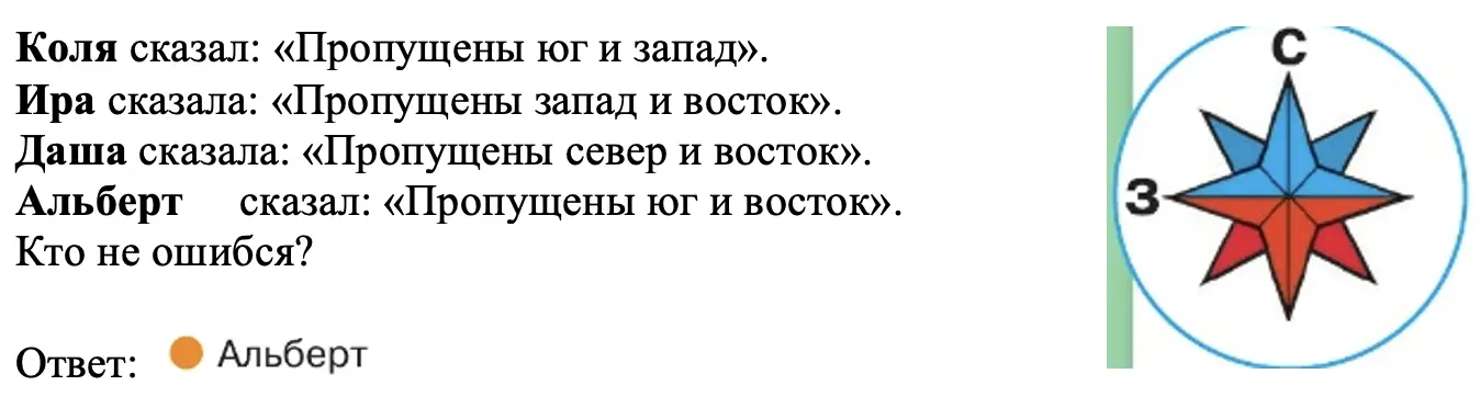 Ребята получили задание назвать пропущенные на схеме основные стороны горизонта - окружающий мир 2 класс Плешаков