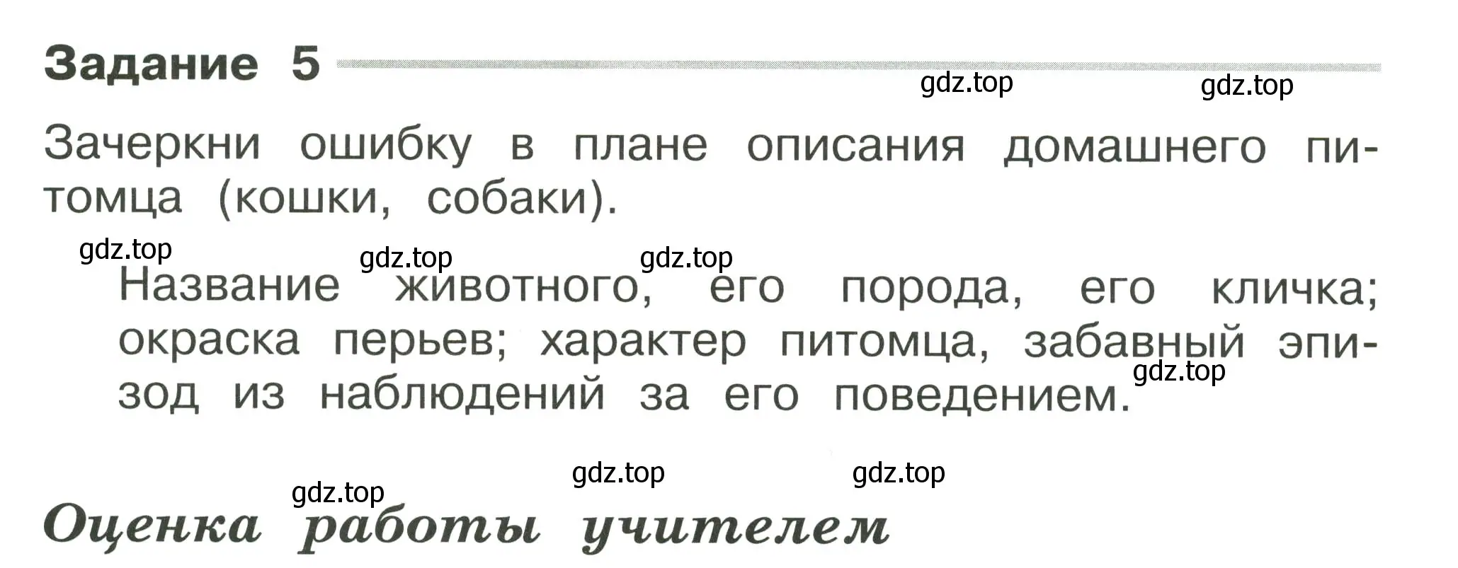 Условие номер 5 (страница 4) гдз по окружающему миру 2 класс Плешаков, Плешаков, проверочные работы