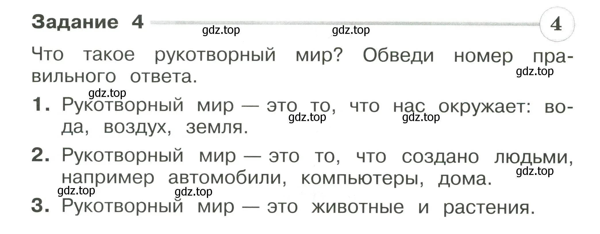 Условие номер 4 (страница 18) гдз по окружающему миру 2 класс Плешаков, Плешаков, проверочные работы