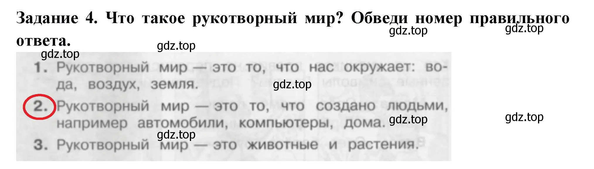 Решение номер 4 (страница 18) гдз по окружающему миру 2 класс Плешаков, Плешаков, проверочные работы