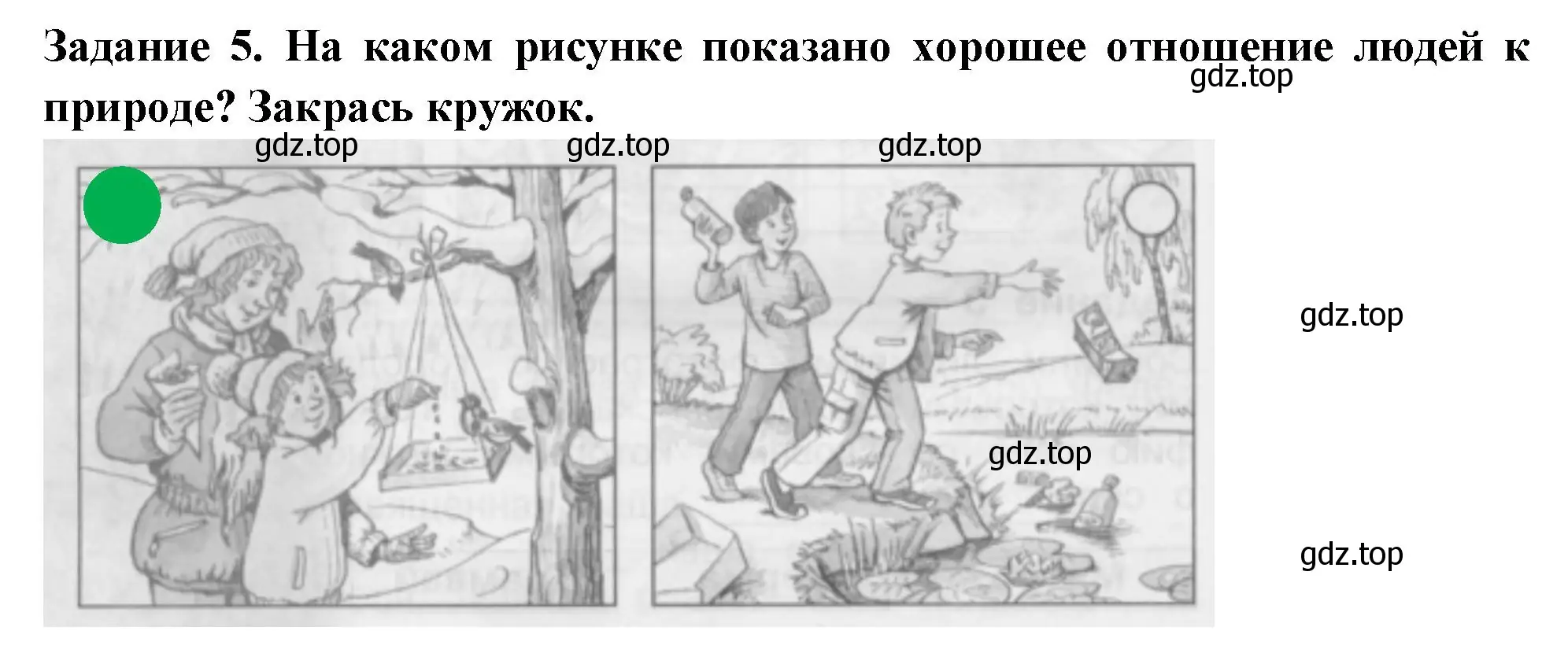 Решение номер 5 (страница 18) гдз по окружающему миру 2 класс Плешаков, Плешаков, проверочные работы