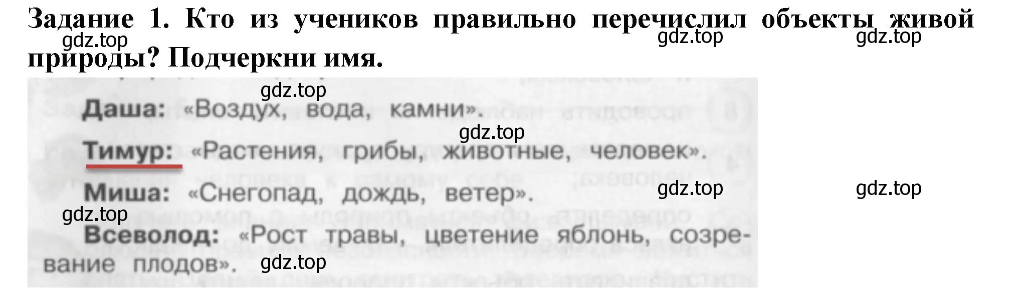 Решение номер 1 (страница 24) гдз по окружающему миру 2 класс Плешаков, Плешаков, проверочные работы