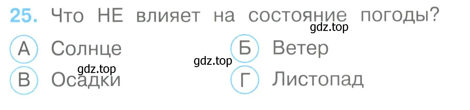 Условие номер 25 (страница 12) гдз по окружающему миру 2 класс Плешаков, Гара, тесты