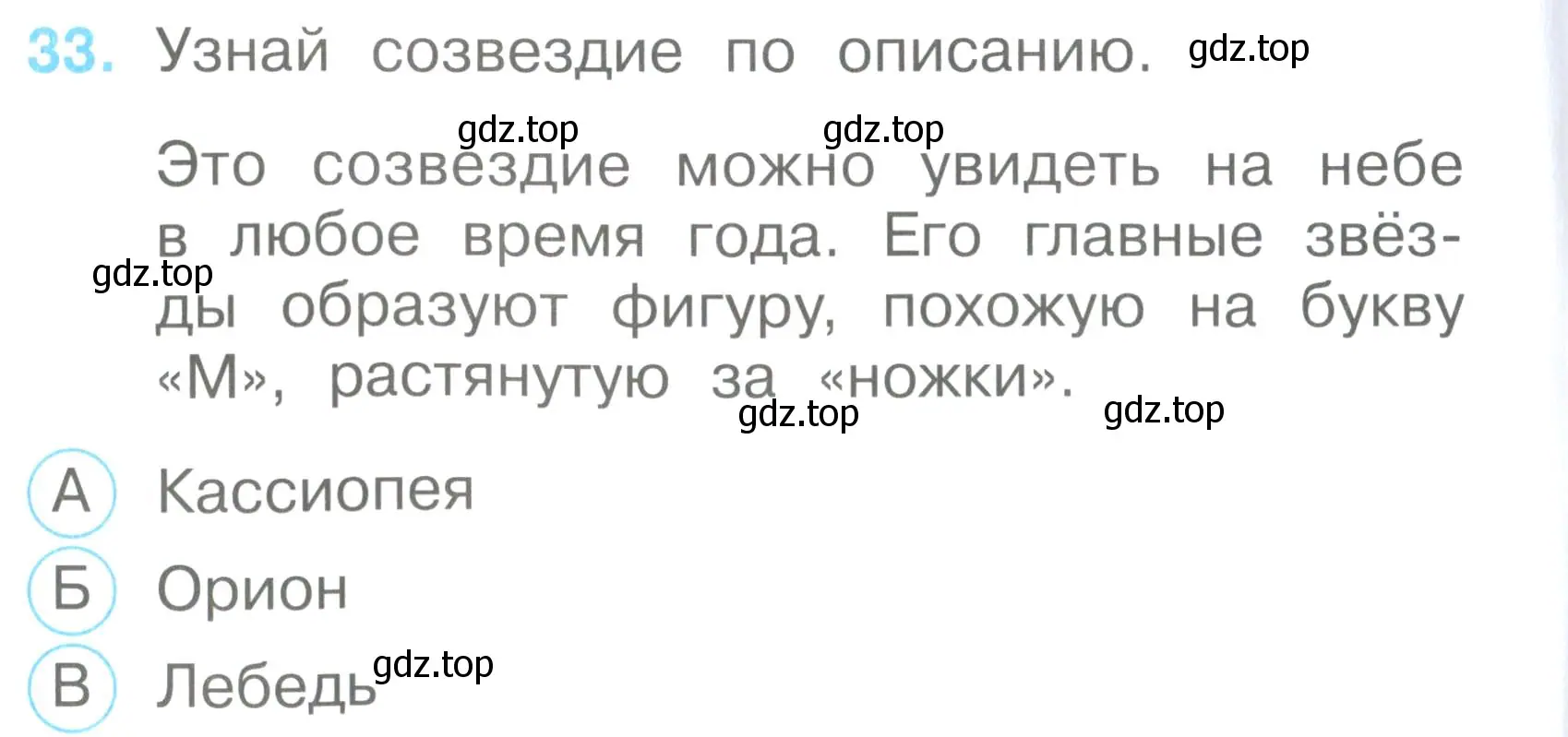 Условие номер 33 (страница 14) гдз по окружающему миру 2 класс Плешаков, Гара, тесты