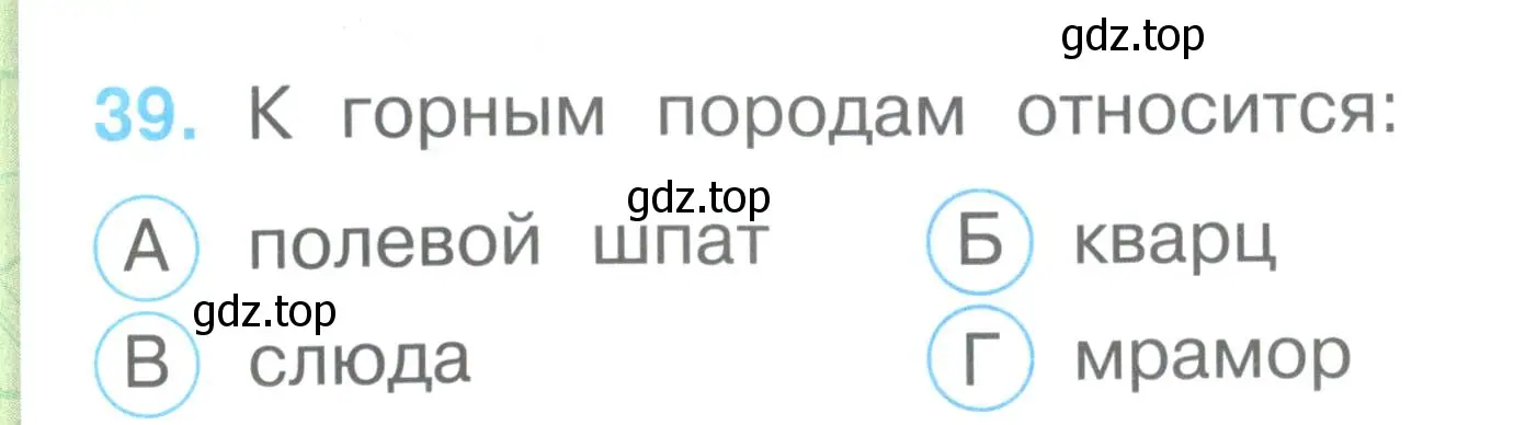 Условие номер 39 (страница 16) гдз по окружающему миру 2 класс Плешаков, Гара, тесты