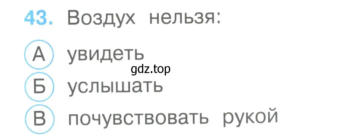 Условие номер 43 (страница 17) гдз по окружающему миру 2 класс Плешаков, Гара, тесты