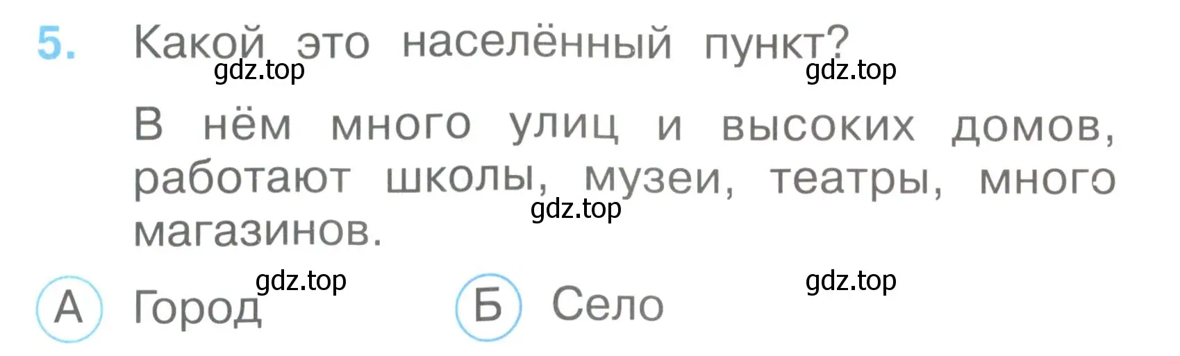 Условие номер 5 (страница 4) гдз по окружающему миру 2 класс Плешаков, Гара, тесты