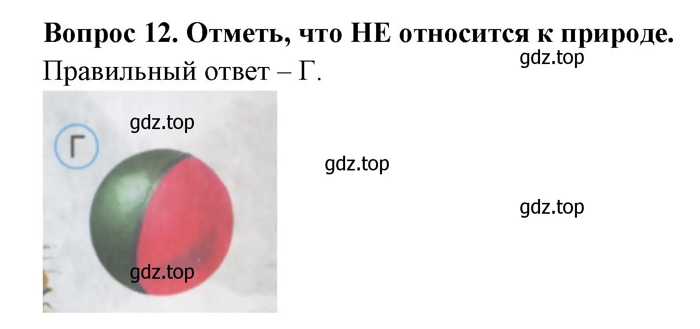 Решение номер 12 (страница 7) гдз по окружающему миру 2 класс Плешаков, Гара, тесты