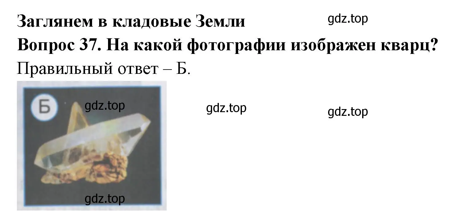 Решение номер 37 (страница 16) гдз по окружающему миру 2 класс Плешаков, Гара, тесты