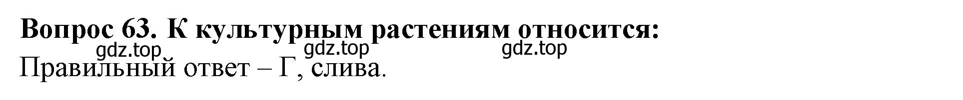 Решение номер 63 (страница 25) гдз по окружающему миру 2 класс Плешаков, Гара, тесты