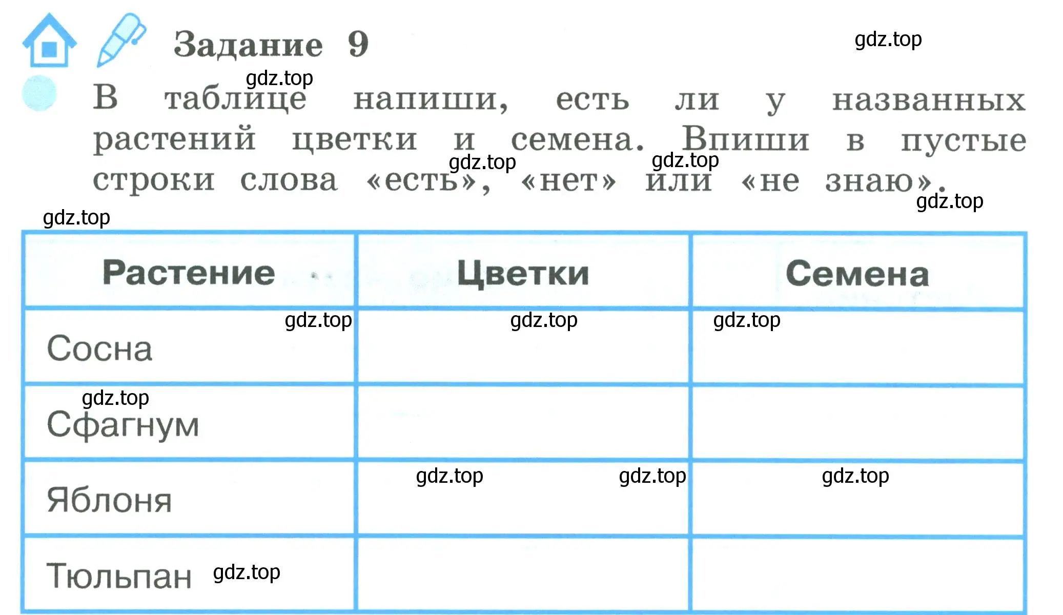 Условие номер 9 (страница 43) гдз по окружающему миру 2 класс Вахрушев, Ловягин, рабочая тетрадь 1 часть