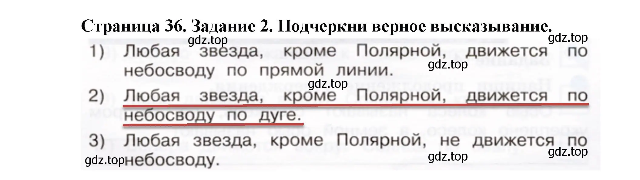 Решение номер 2 (страница 36) гдз по окружающему миру 2 класс Вахрушев, Ловягин, рабочая тетрадь 1 часть