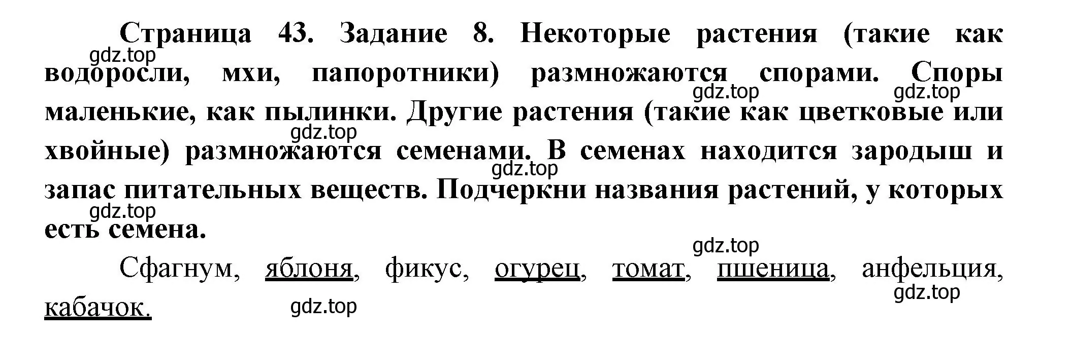 Решение номер 8 (страница 43) гдз по окружающему миру 2 класс Вахрушев, Ловягин, рабочая тетрадь 1 часть