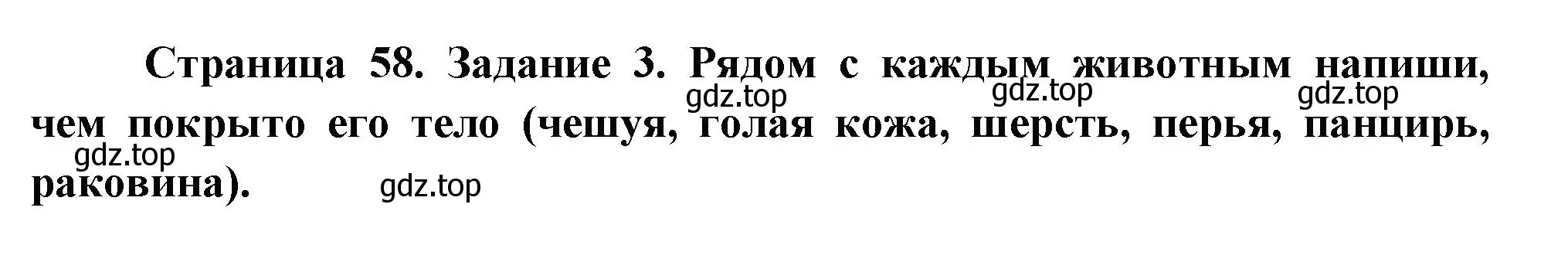 Решение номер 3 (страница 58) гдз по окружающему миру 2 класс Вахрушев, Ловягин, рабочая тетрадь 1 часть