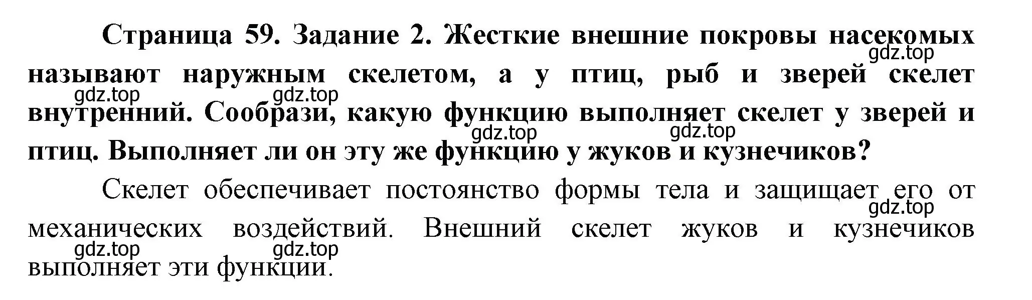 Решение номер 2 (страница 59) гдз по окружающему миру 2 класс Вахрушев, Ловягин, рабочая тетрадь 1 часть