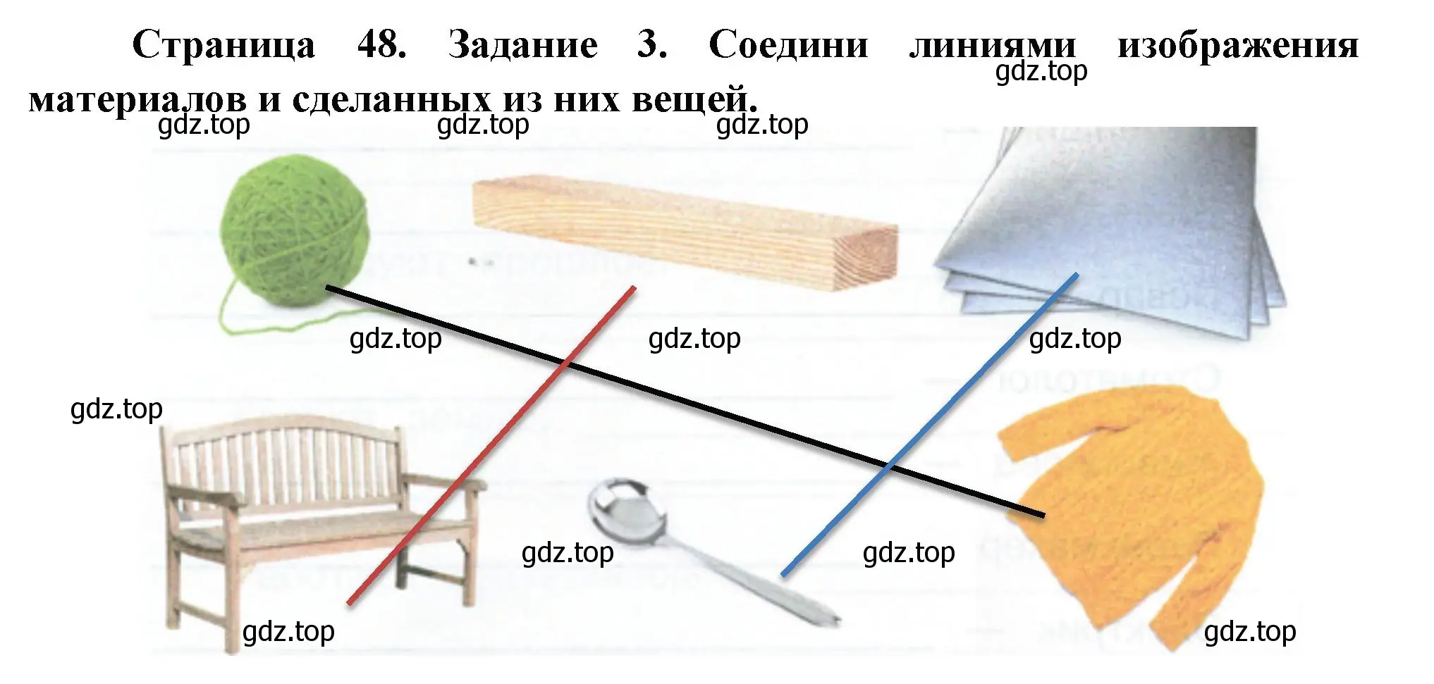 Решение номер 3 (страница 48) гдз по окружающему миру 2 класс Вахрушев, Ловягин, рабочая тетрадь 2 часть