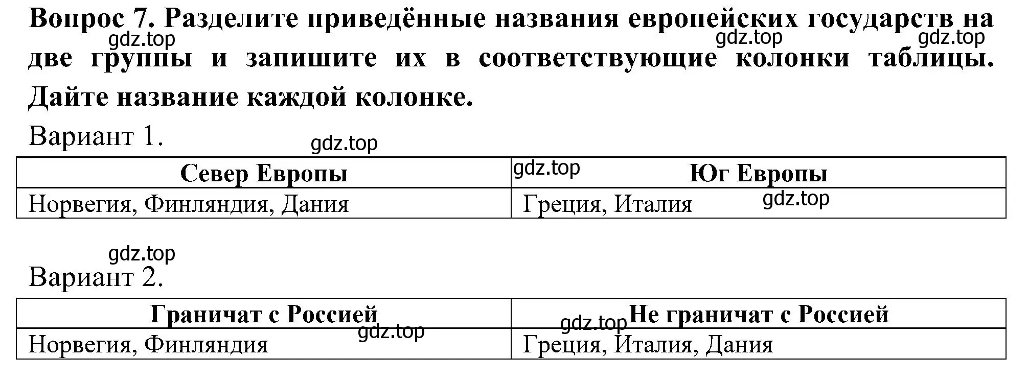 Решение номер 7 (страница 62) гдз по окружающему миру 3 класс Глаголева, Архипова, предварителный, текущий, итоговый контроль