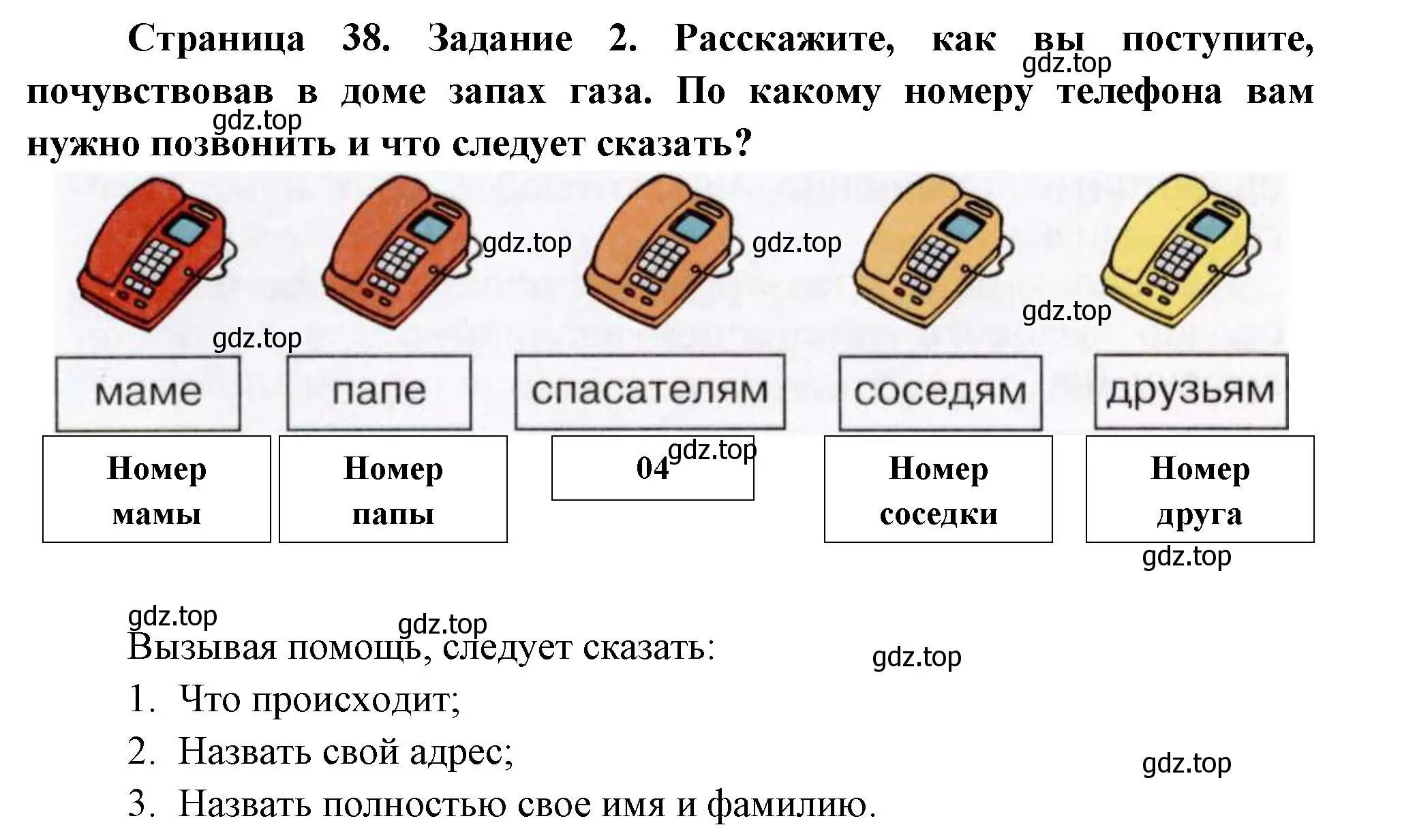 Решение номер 2 (страница 38) гдз по окружающему миру 3 класс Ижевский, рабочая тетрадь