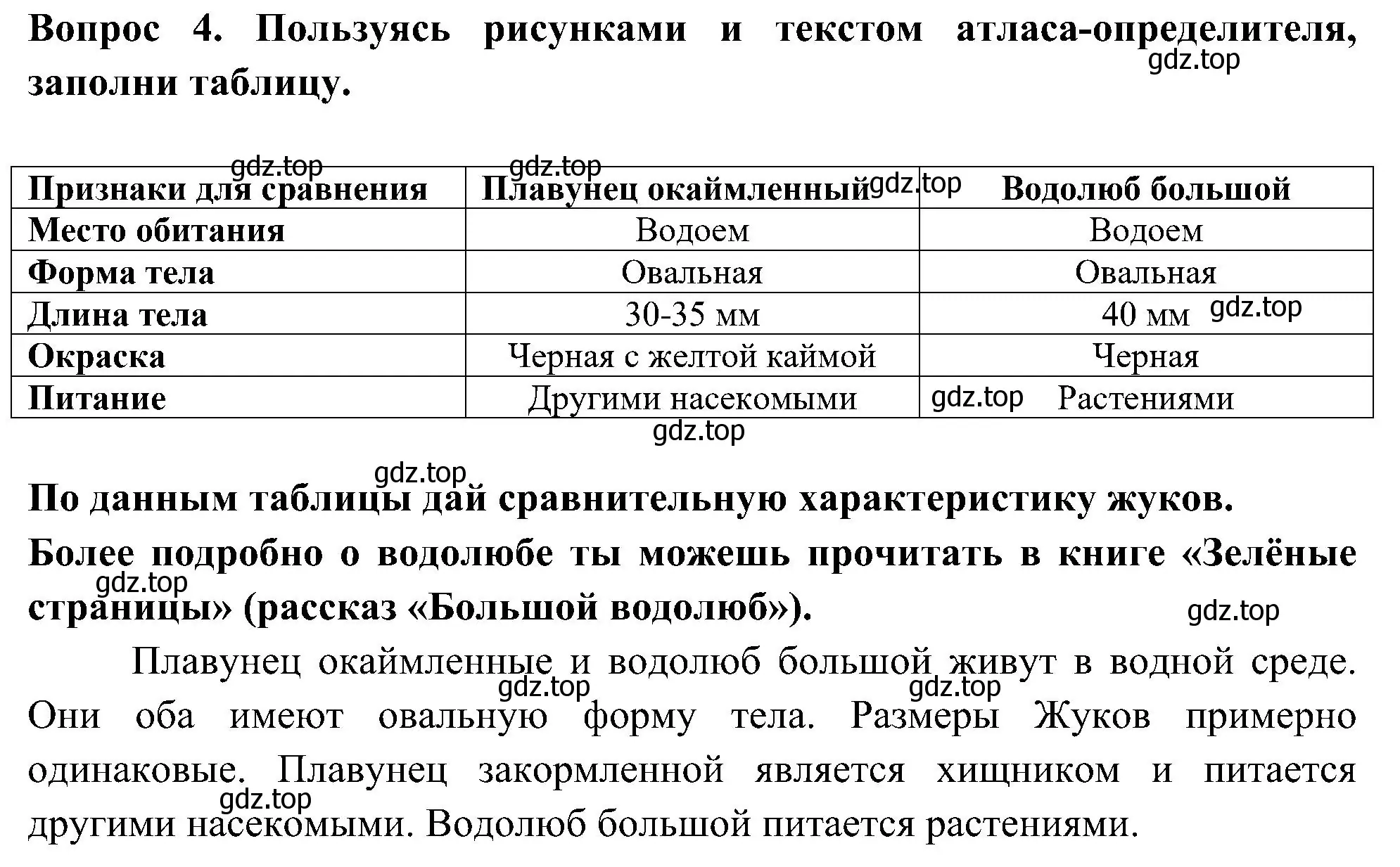 Решение номер 4 (страница 75) гдз по окружающему миру 3 класс Плешаков, Новицкая, рабочая тетрадь 1 часть