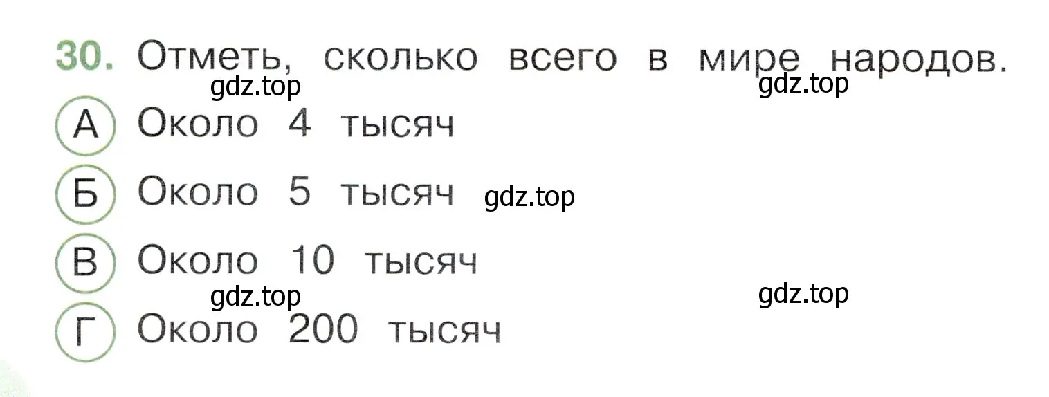 Условие номер 30 (страница 12) гдз по окружающему миру 3 класс Плешаков, Новицкая, тесты