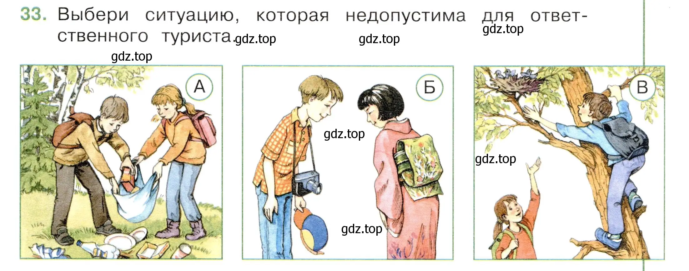 Условие номер 33 (страница 13) гдз по окружающему миру 3 класс Плешаков, Новицкая, тесты