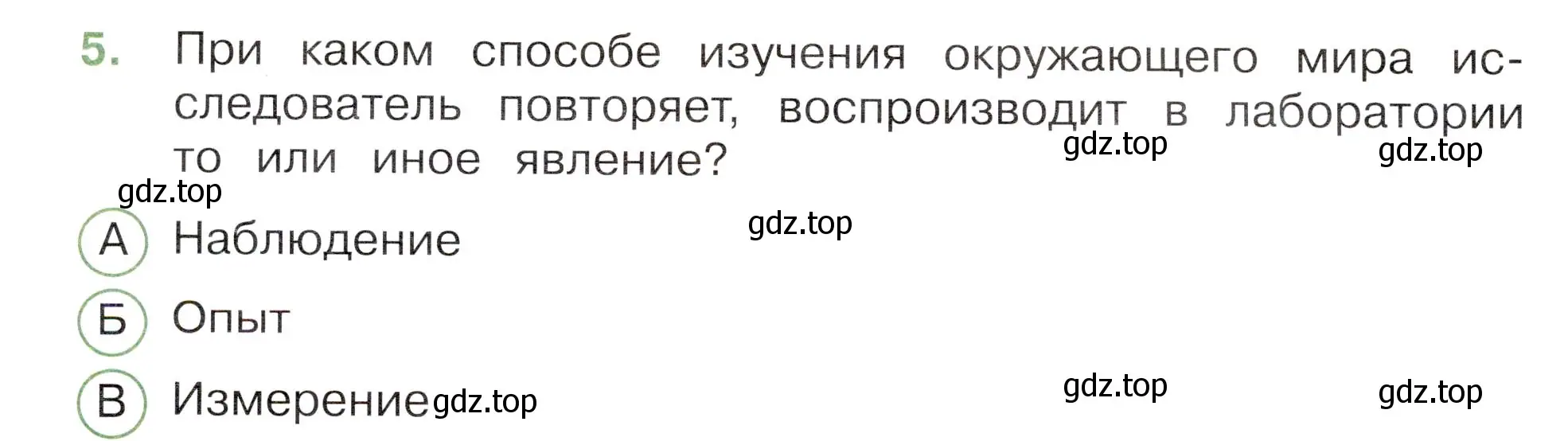 Условие номер 5 (страница 4) гдз по окружающему миру 3 класс Плешаков, Новицкая, тесты