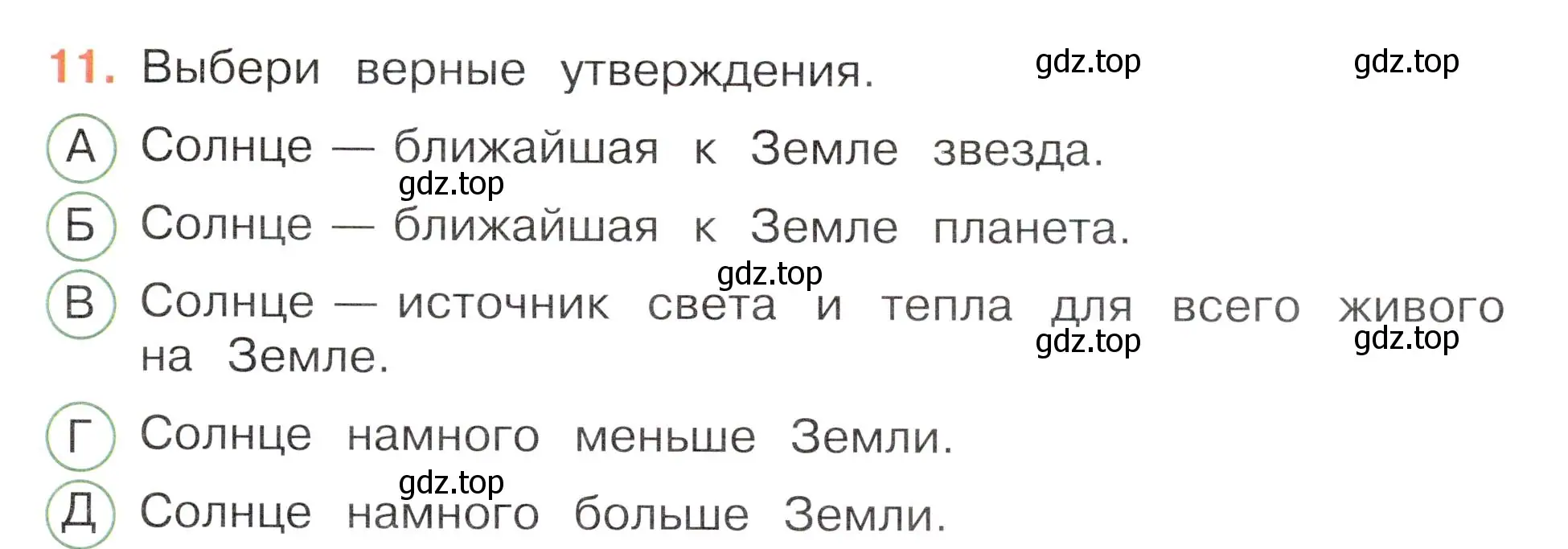 Условие номер 11 (страница 19) гдз по окружающему миру 3 класс Плешаков, Новицкая, тесты