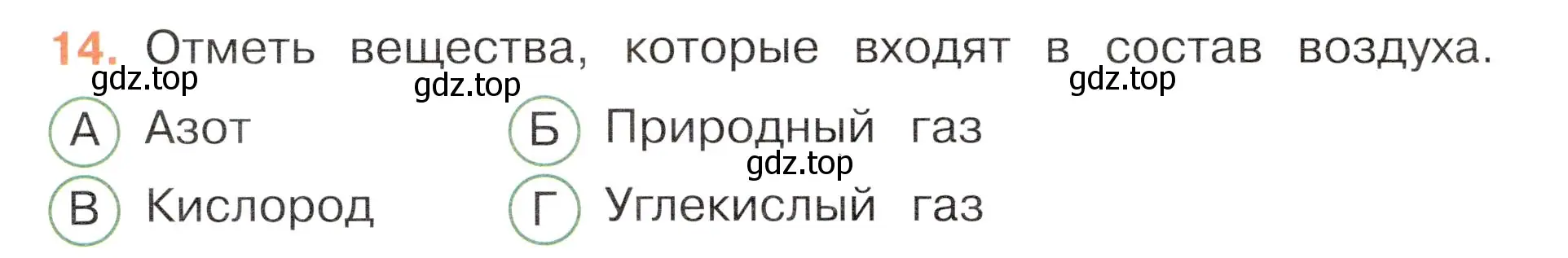 Условие номер 14 (страница 20) гдз по окружающему миру 3 класс Плешаков, Новицкая, тесты