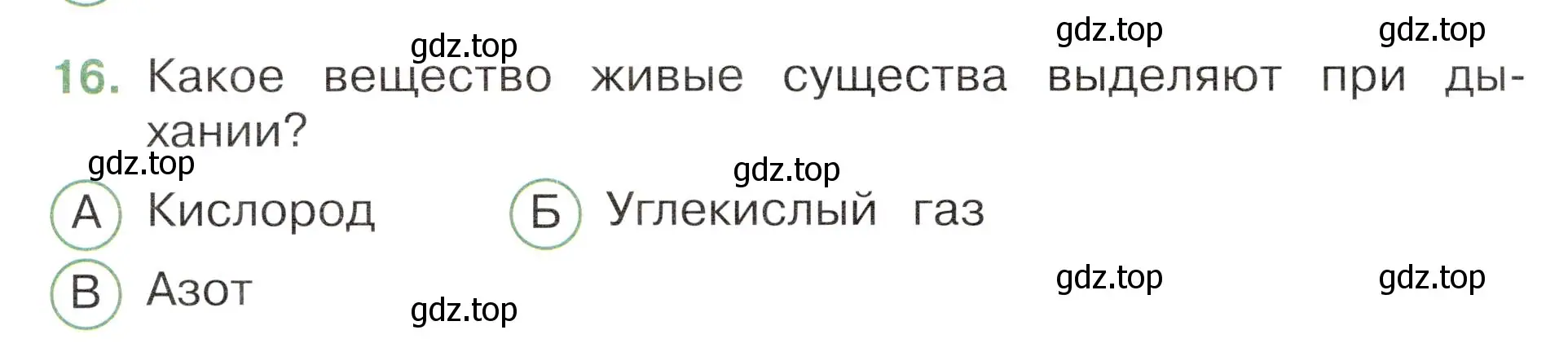 Условие номер 16 (страница 20) гдз по окружающему миру 3 класс Плешаков, Новицкая, тесты