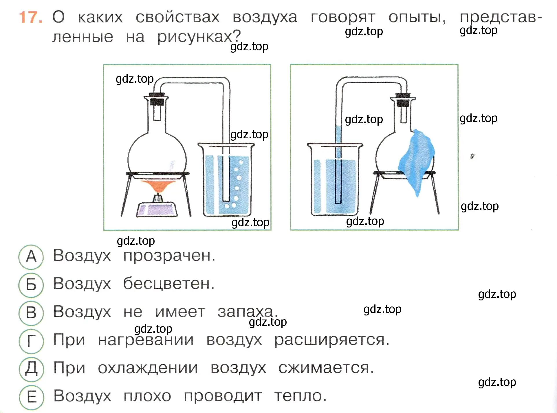 Условие номер 17 (страница 20) гдз по окружающему миру 3 класс Плешаков, Новицкая, тесты