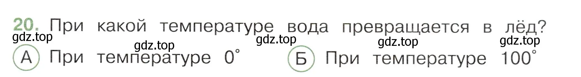 Условие номер 20 (страница 21) гдз по окружающему миру 3 класс Плешаков, Новицкая, тесты