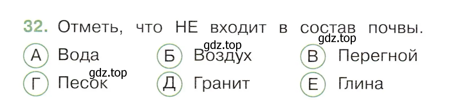 Условие номер 32 (страница 25) гдз по окружающему миру 3 класс Плешаков, Новицкая, тесты