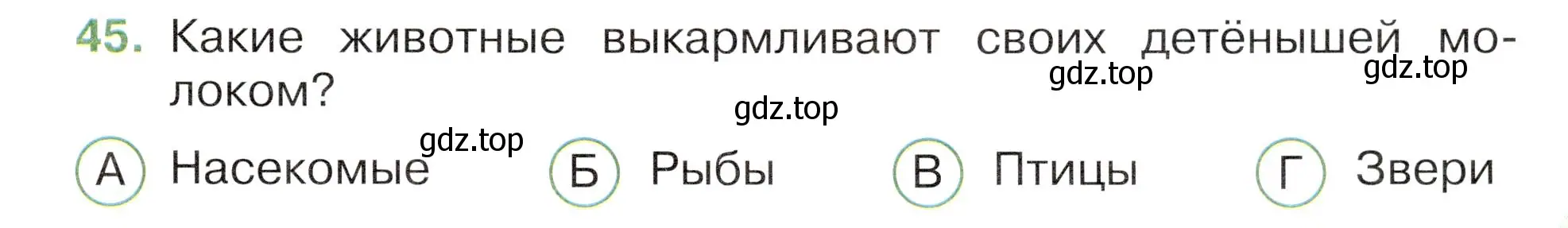 Условие номер 45 (страница 29) гдз по окружающему миру 3 класс Плешаков, Новицкая, тесты