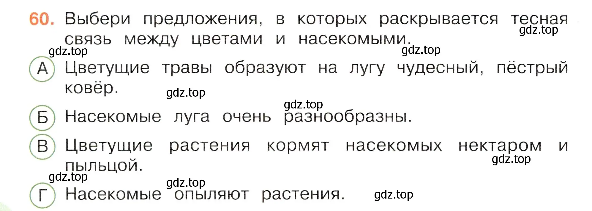 Условие номер 60 (страница 36) гдз по окружающему миру 3 класс Плешаков, Новицкая, тесты